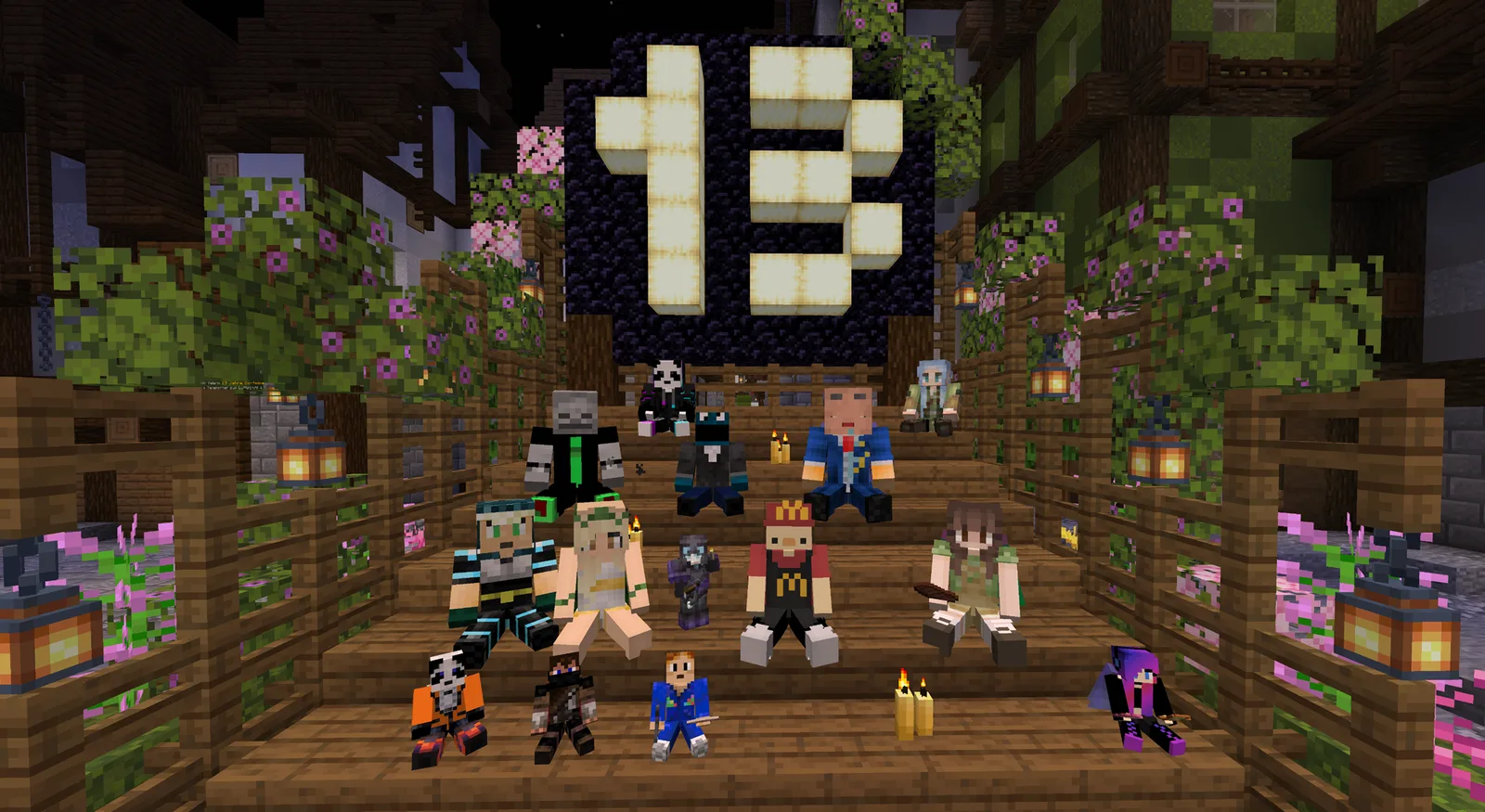 Gruppenfoto von der 13 Jahres Feier 🥰